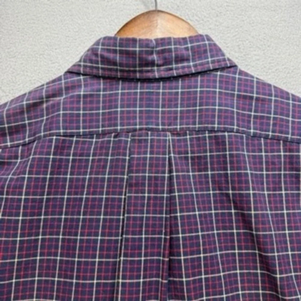 Polo‎ Ralph Lauren Button Down Shirt Plaid Classic Fit XL Long Sleeve Pony Logo